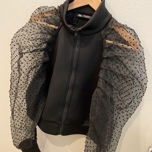 Zara Puff Sleeve Jacket